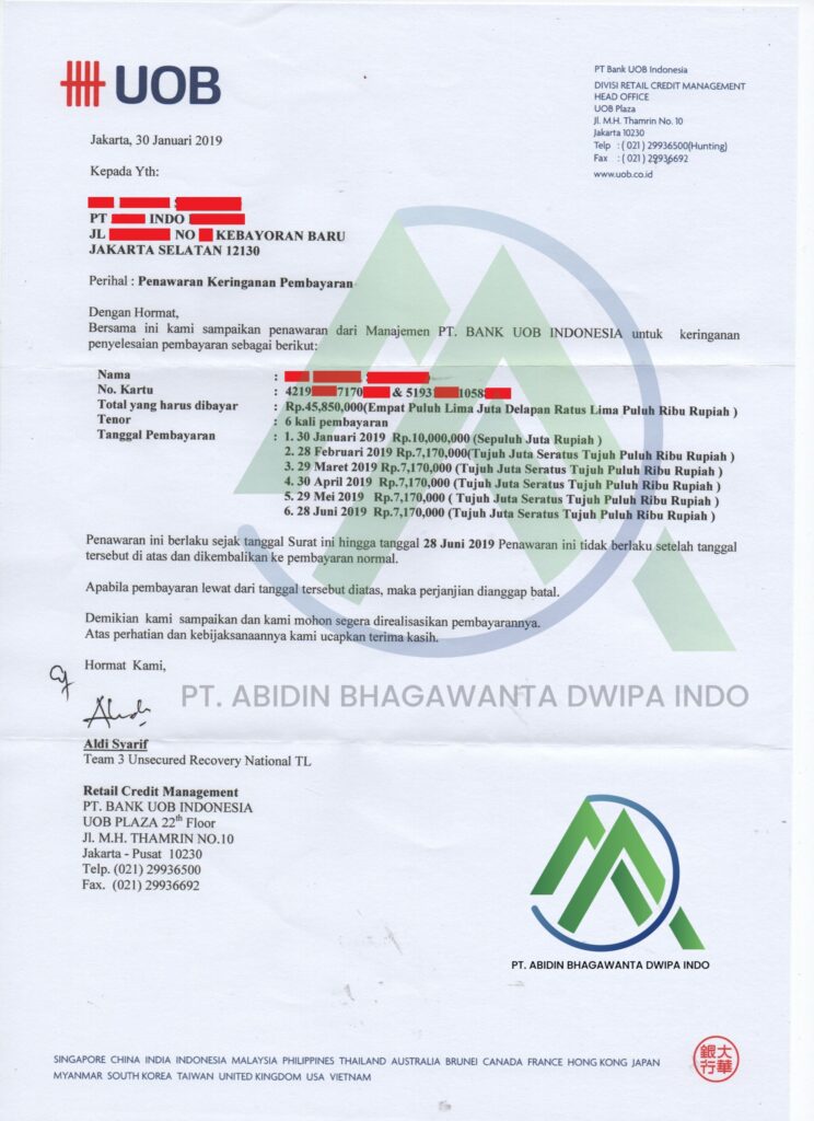Jasa Tutup Kartu Kredti & KTA