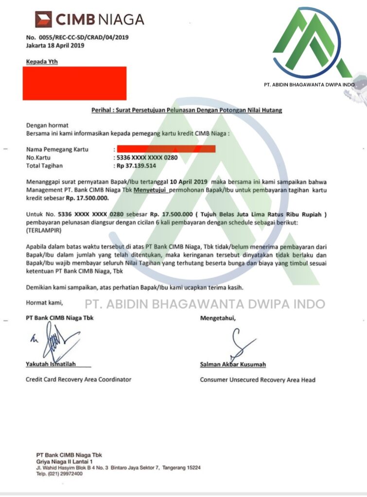 Jasa Tutup Kartu Kredti & KTA