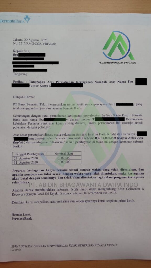 Jasa Tutup Kartu Kredti & KTA