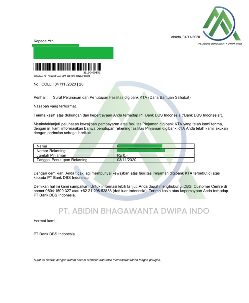 Jasa Tutup Kartu Kredti & KTA