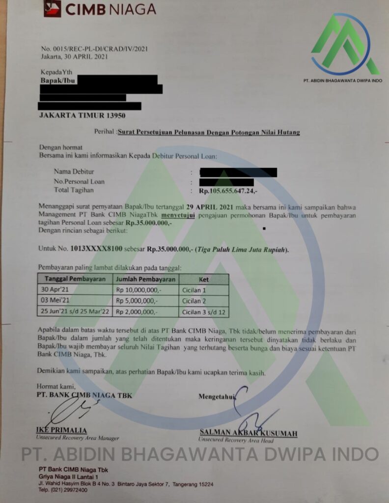 Jasa Tutup Kartu Kredti & KTA