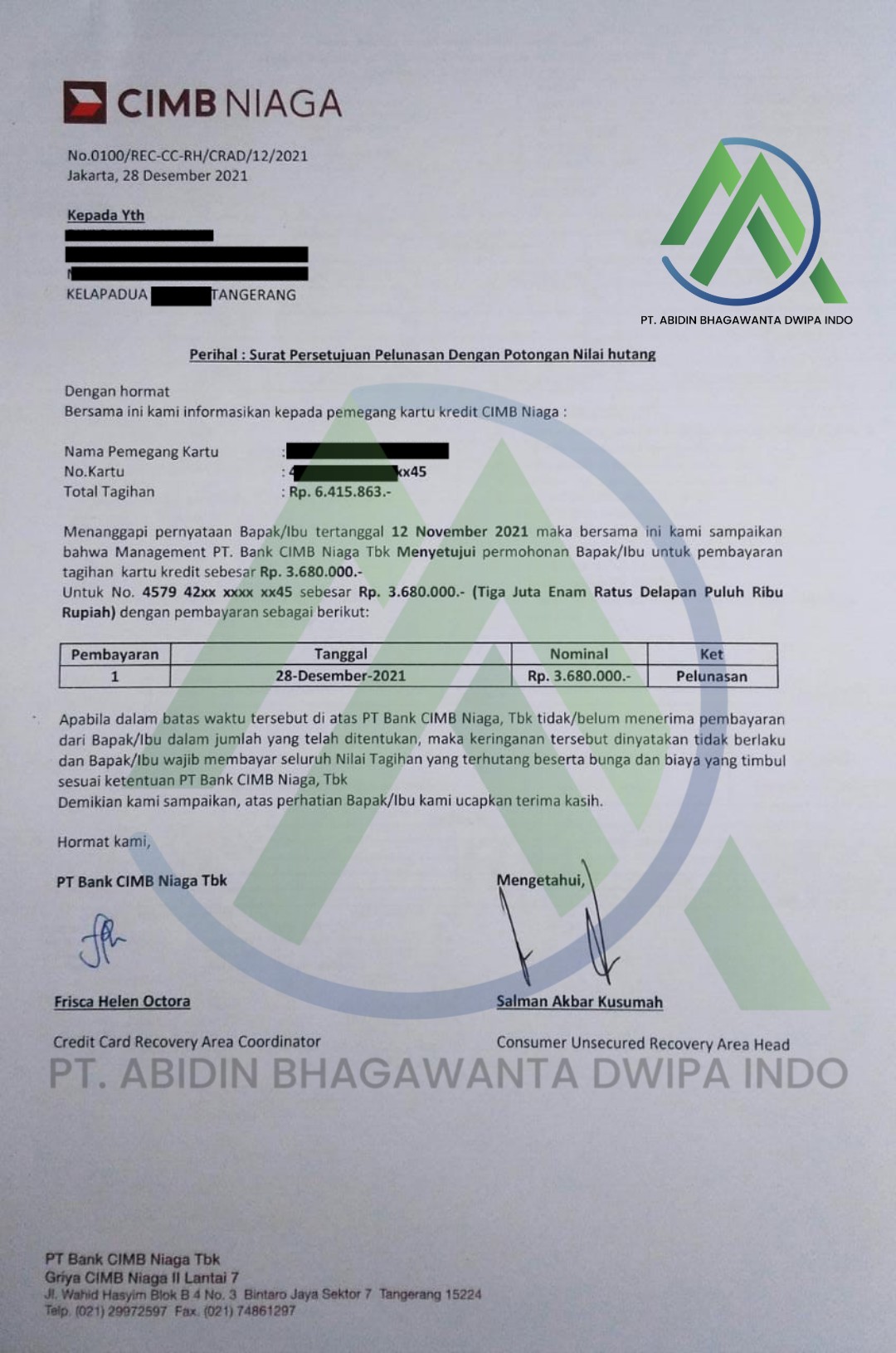 jasa tutup kartu kredit