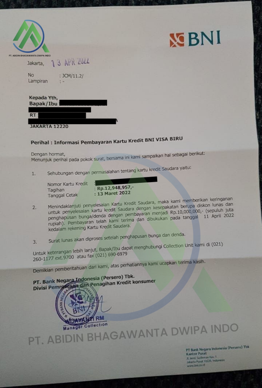 jasa tutup kartu kredit