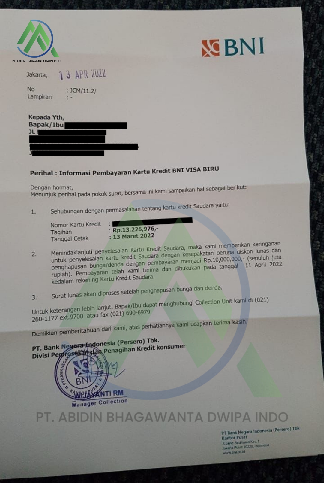 jasa tutup kartu kredit