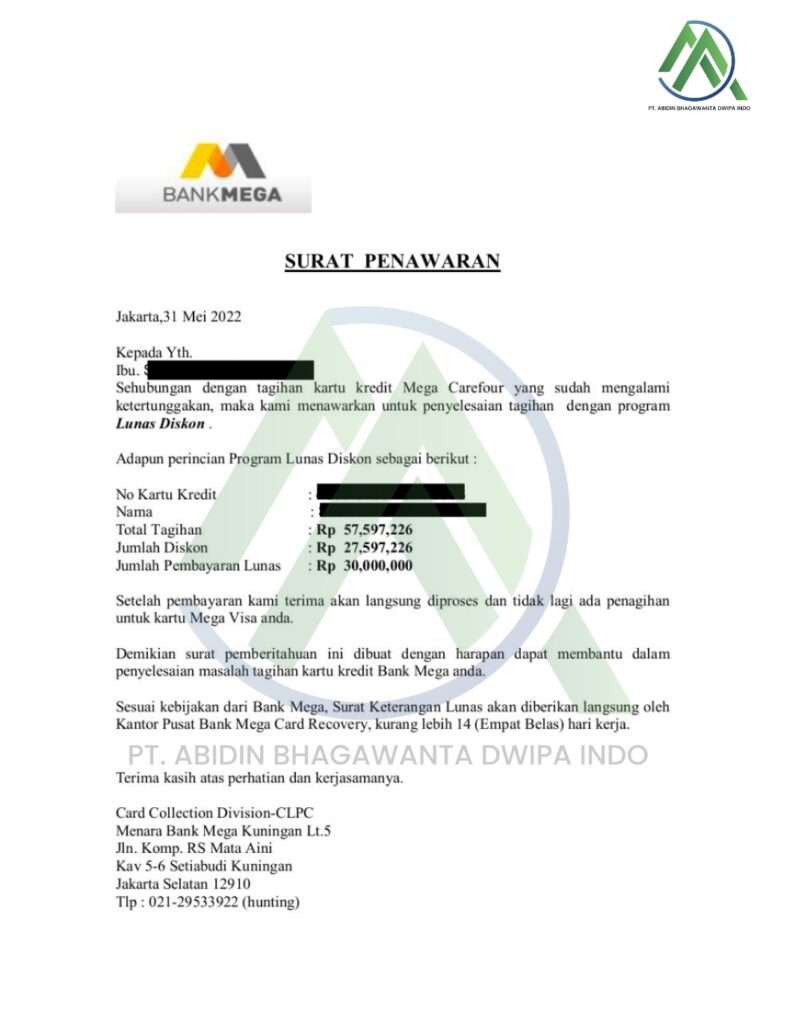Jasa Tutup Kartu Kredti & KTA