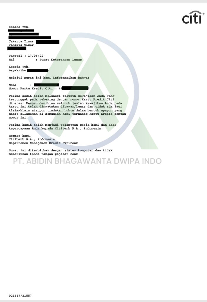 Jasa Tutup Kartu Kredti & KTA