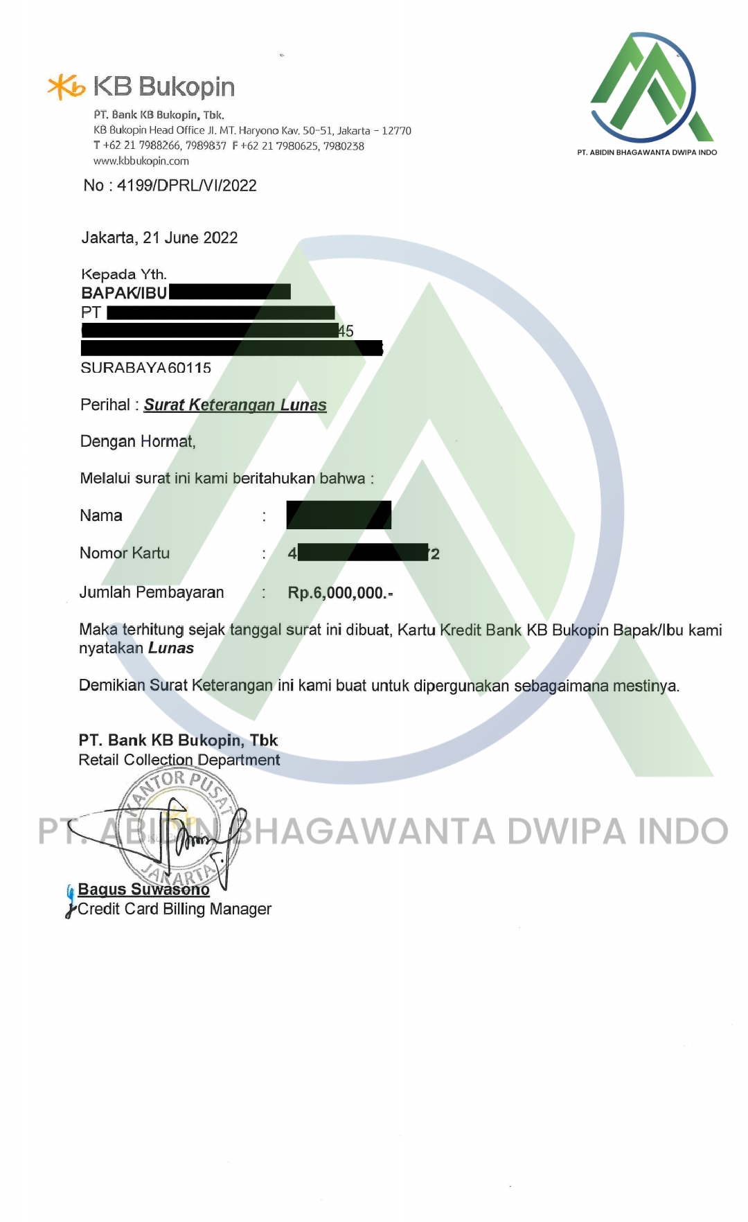 jasa tutup kartu kredit