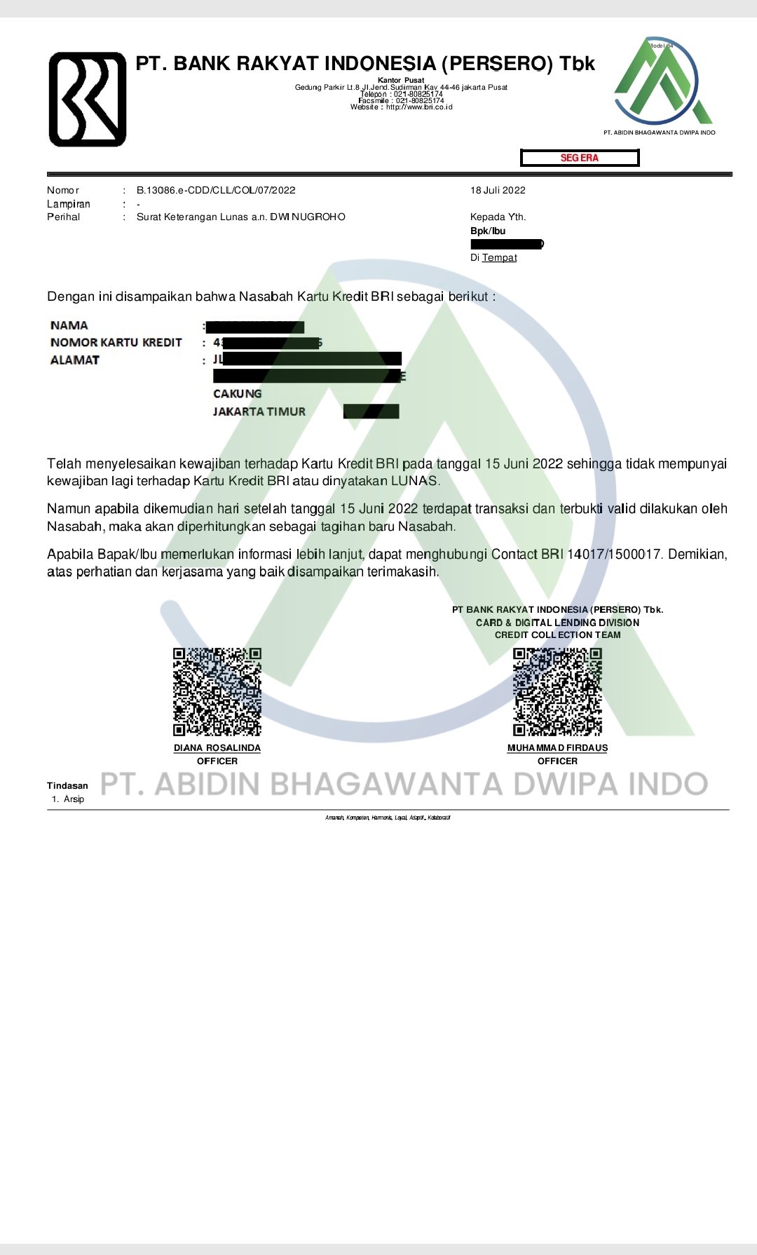 jasa tutup kartu kredit